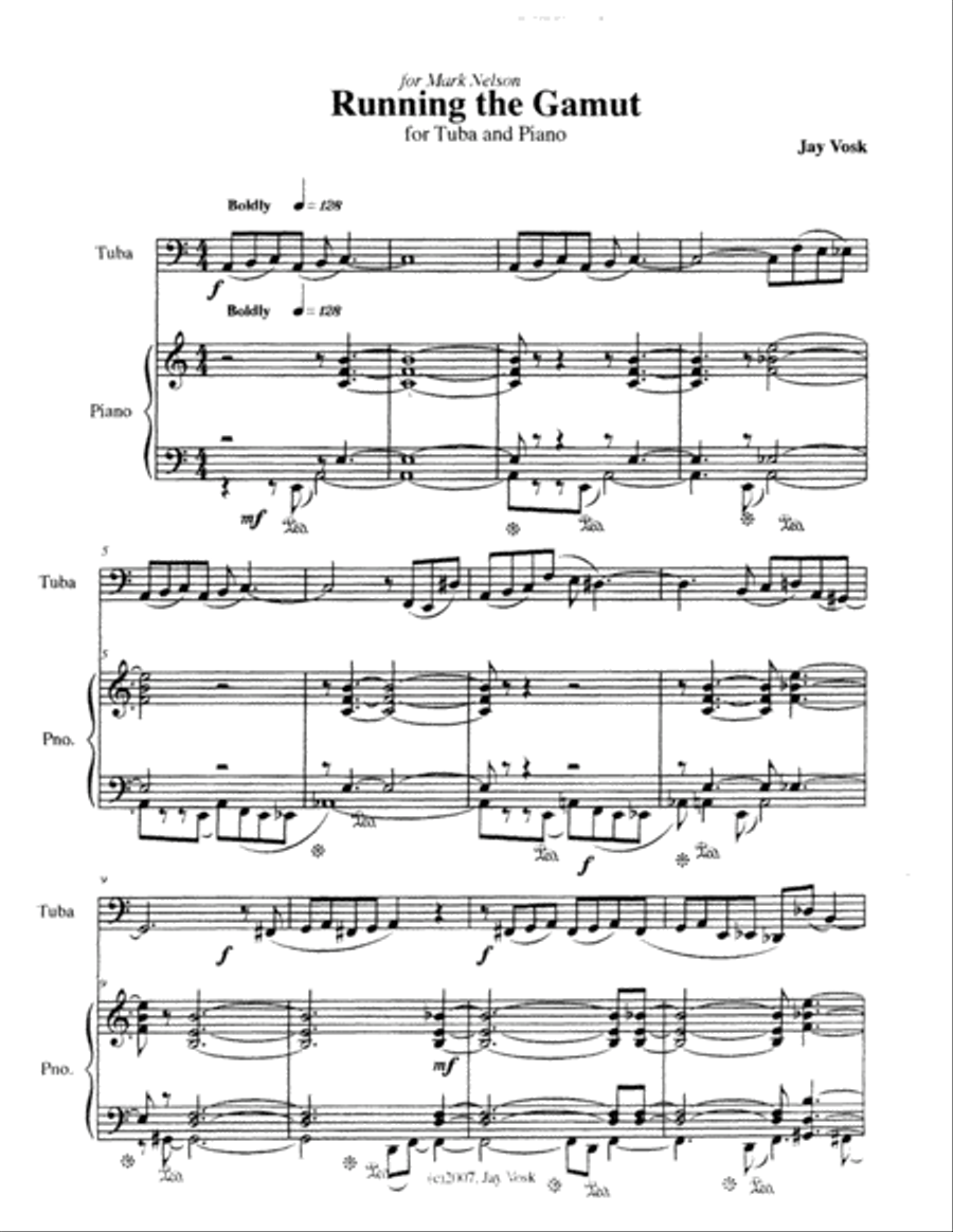 Running the Gamut Tuba scores gallery preview page 5