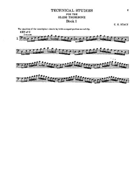 Technical Studies for the Slide Trombone, Books 1 & 2
