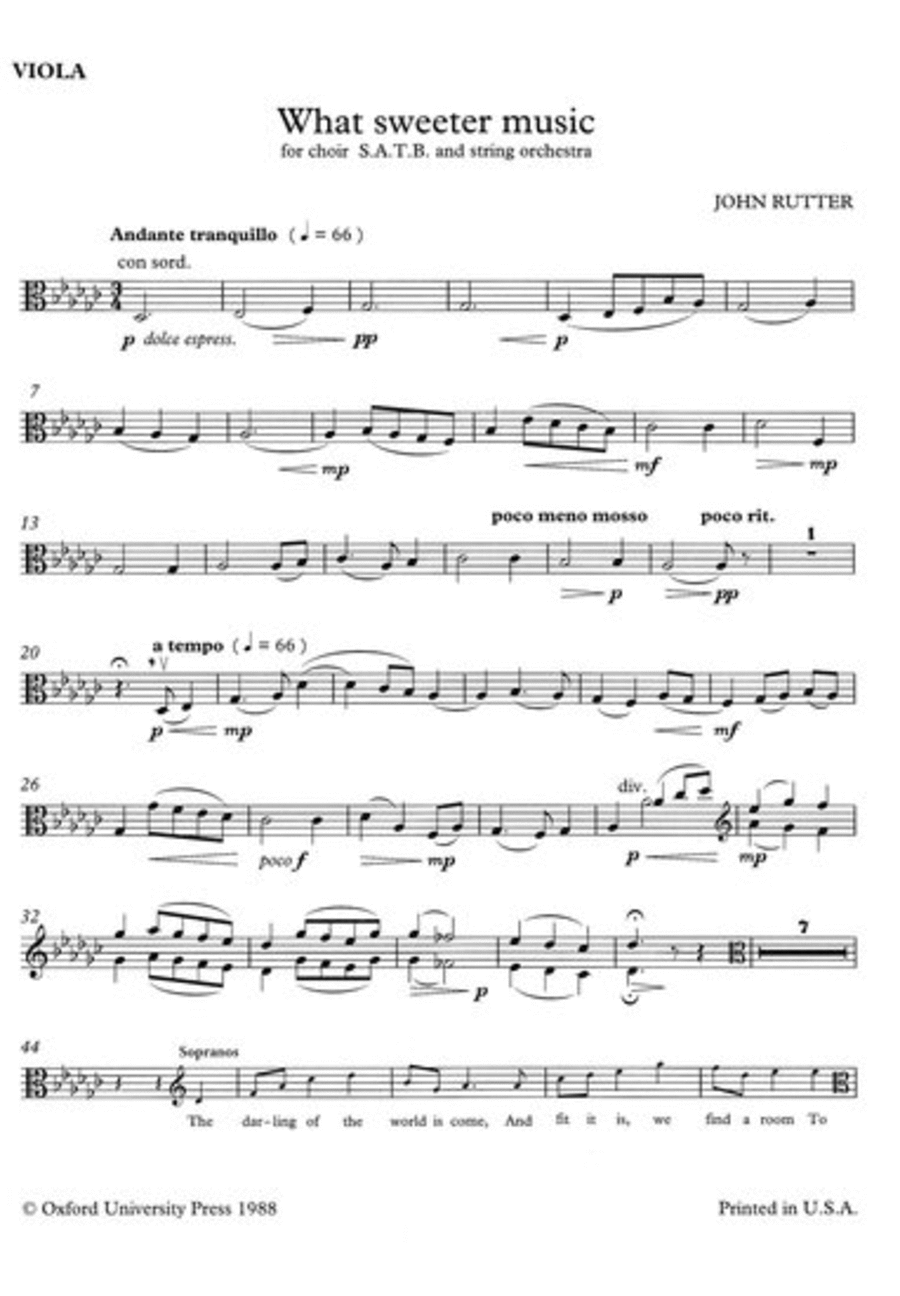 What sweeter music 4-Part scores gallery preview page 1