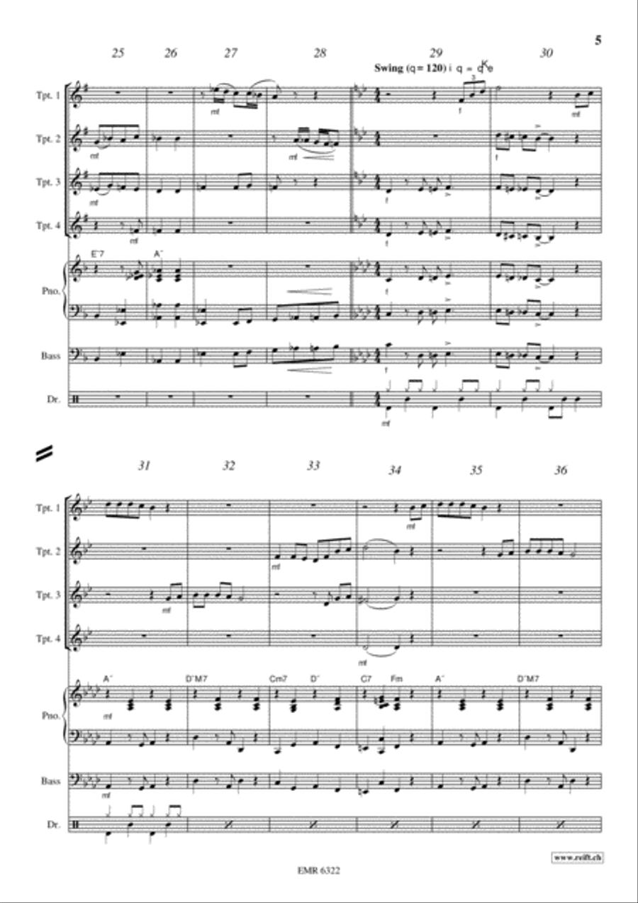 Yankee Doodle Trumpet scores gallery preview page 5