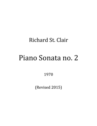 Piano Sonata no. 2 (1970)