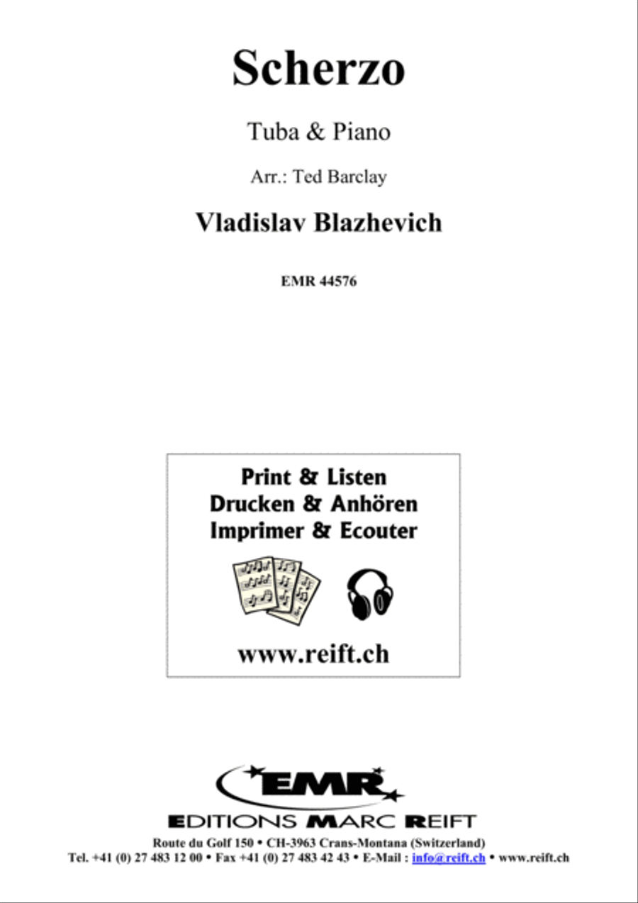 Scherzo Tuba scores gallery preview page 1