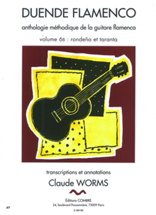 Book cover for Duende flamenco - Volume 6B - Rondena, taranta