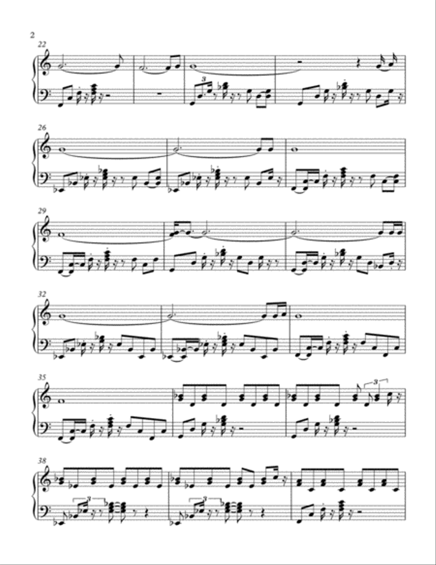 Maybe Piano Solo scores gallery preview page 2