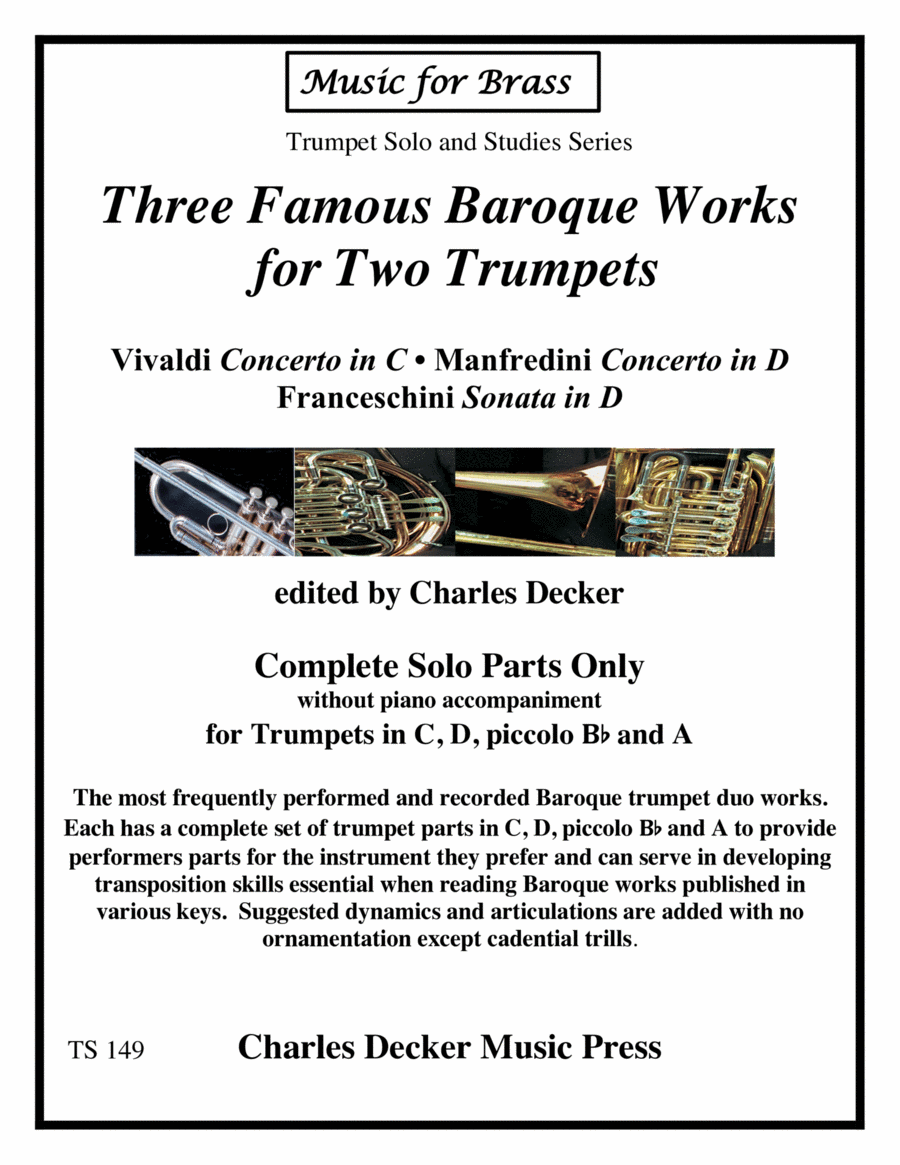 Baroque trumpet concertos hotsell