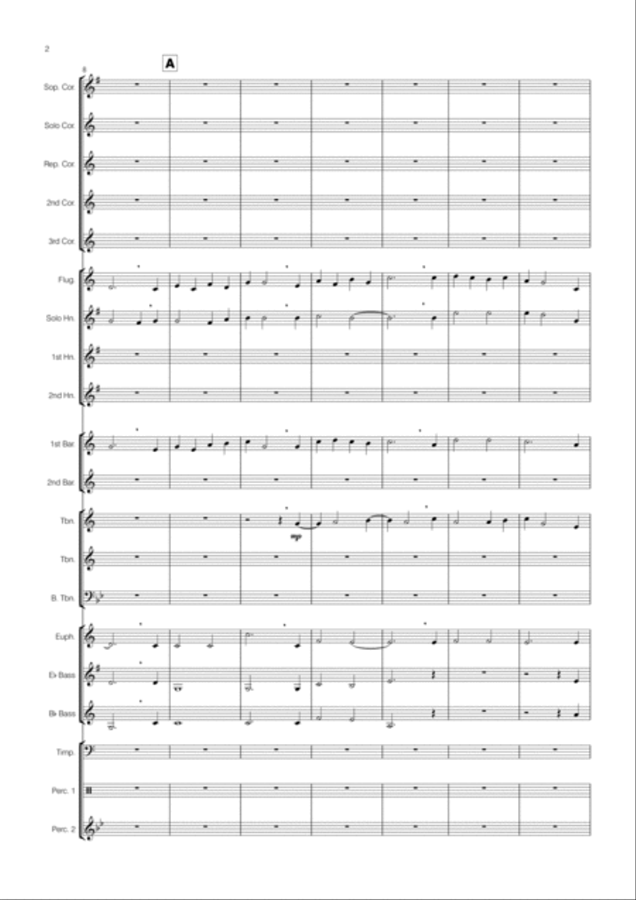 Little Hymn Little Hymn Concert Band scores gallery preview page 2