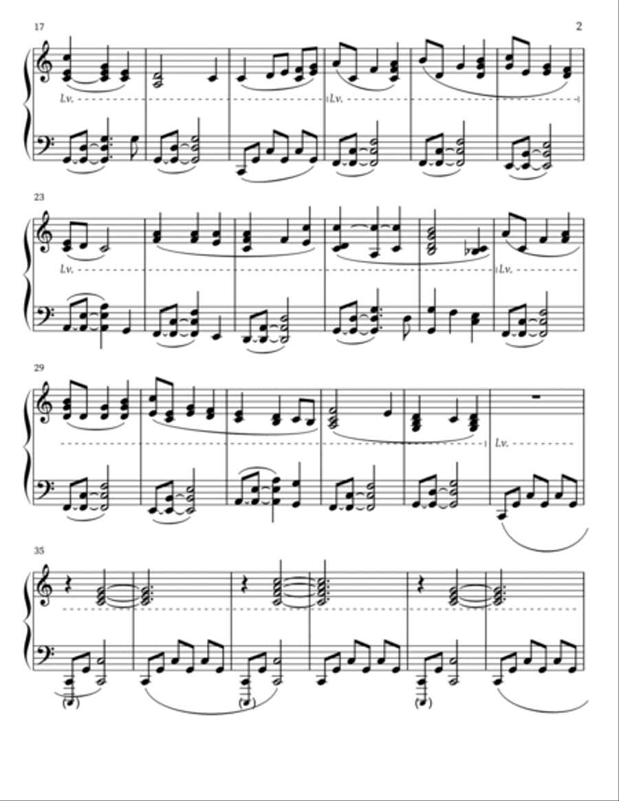 We'll Bring the World His Truth Piano Solo scores gallery preview page 2