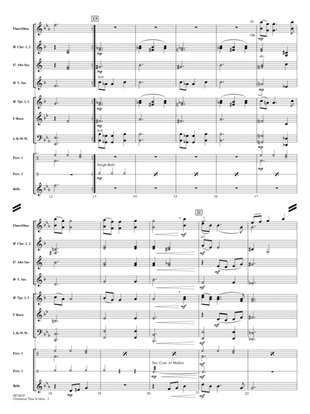 Christmas Time Is Here (arr. Michael Sweeney) - Full Score