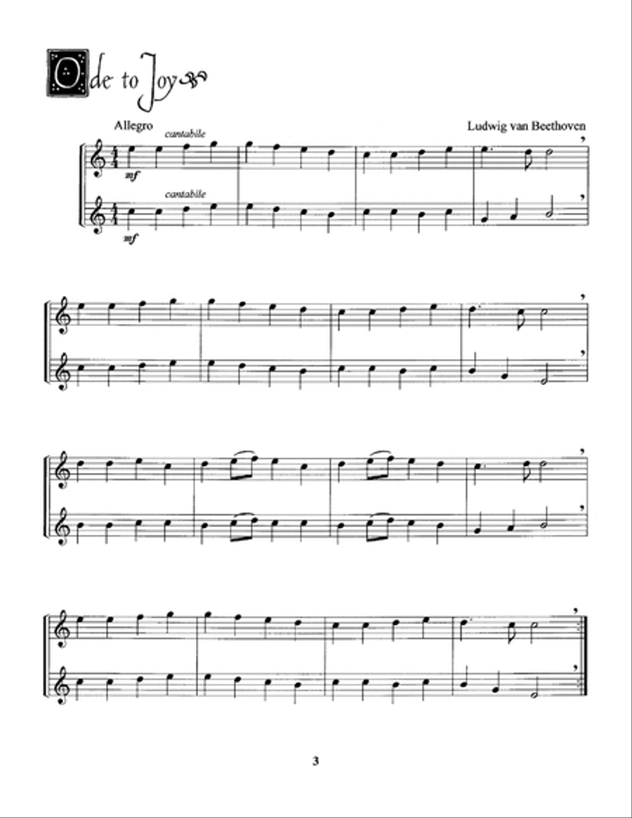 Easy Duets for Soprano Recorder Woodwind Duet scores gallery preview page 4
