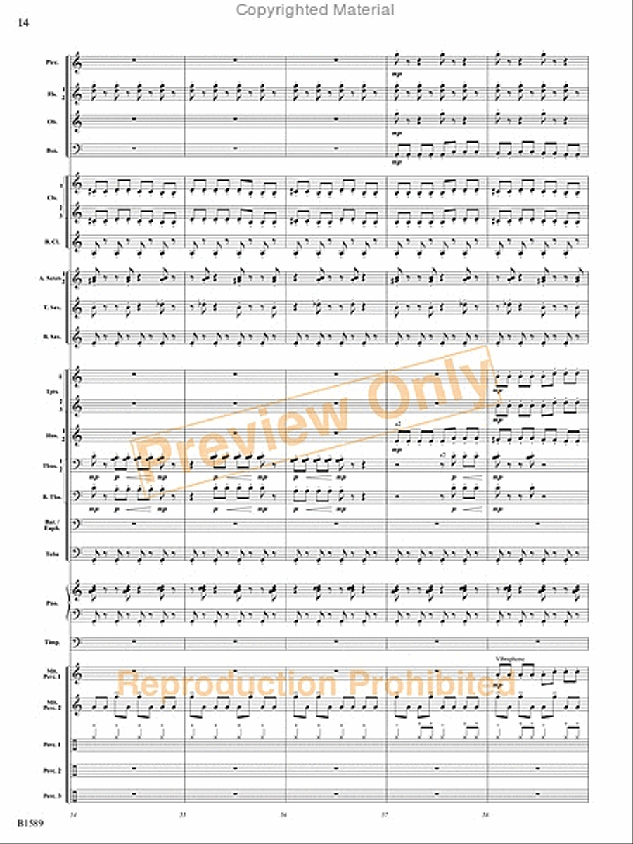Pulse Concert Band scores gallery preview page 51