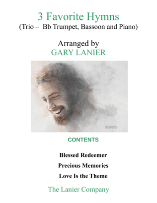 3 FAVORITE HYMNS (Trio - Bb Trumpet, Bassoon & Piano with Score/Parts)