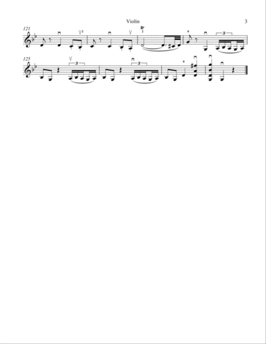 Kamazur Violin Solo scores gallery preview page 3