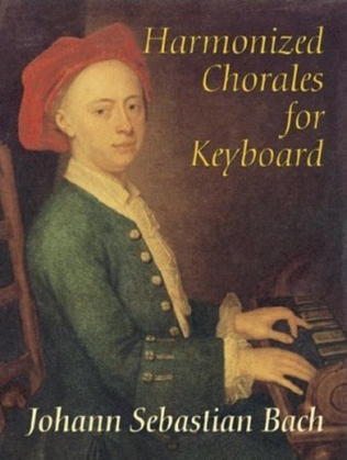 Book cover for Bach - Harmonized Chorales For Keyboard