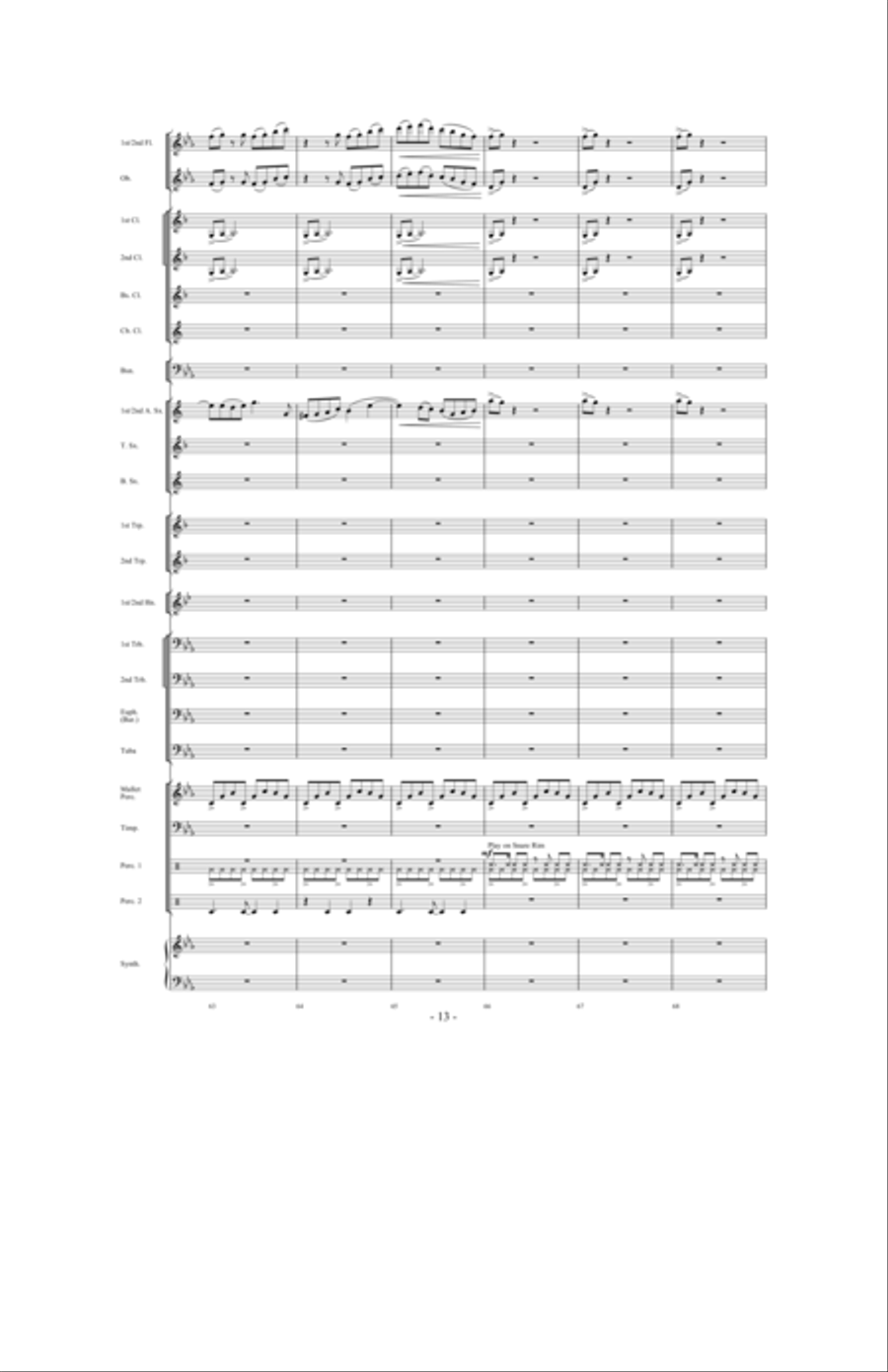Earhart Earhart Concert Band scores gallery preview page 12
