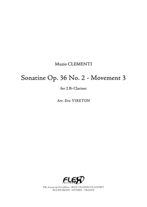 Book cover for Sonatine Op 36 No. 2 - 3rd Movement