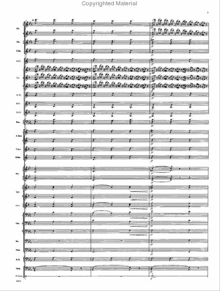 Pilgrim's Chorus Concert Band scores gallery preview page 7