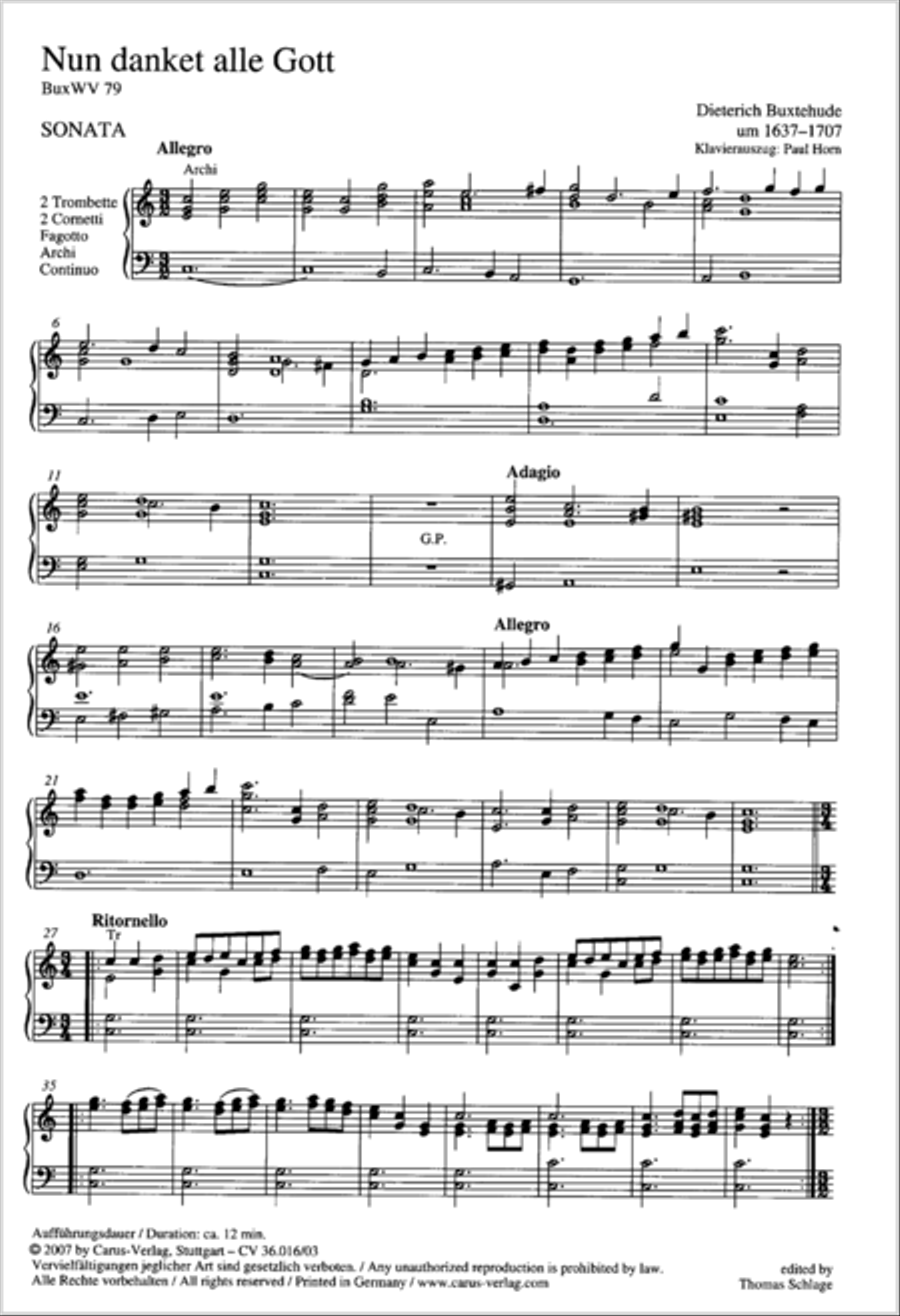 Now thank we all our God (Nun danket alle Gott) SSATB scores gallery preview page 2