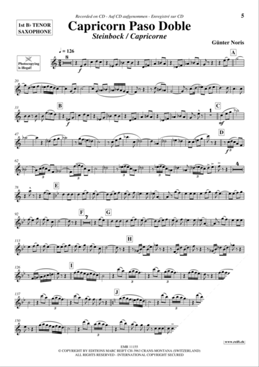 Play The 1st Tenor Sax With The Ballroom Dance Orchestra Vol. 2 Tenor Saxophone scores gallery preview page 6