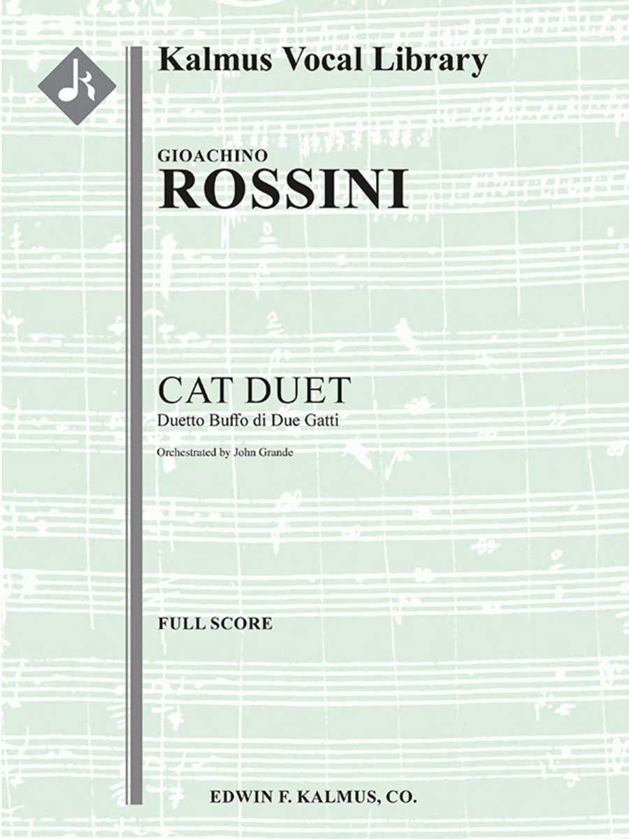 Cat Duet (Duetto Buffo di Due Gatti) Chamber Orchestra scores gallery preview page 1