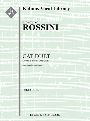 Book cover for Cat Duet (Duetto Buffo di Due Gatti)
