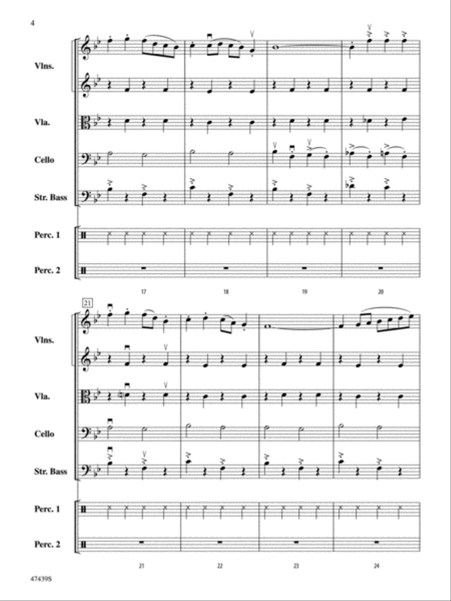 Sleigh Ride: Score Sleigh Ride: Score String Orchestra scores gallery preview page 4