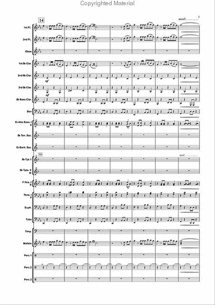 Greek Folk Dances Concert Band scores gallery preview page 4