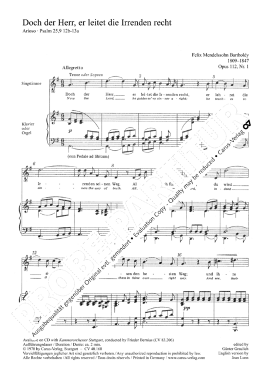 Zwei geistliche Lieder Score scores gallery preview page 3