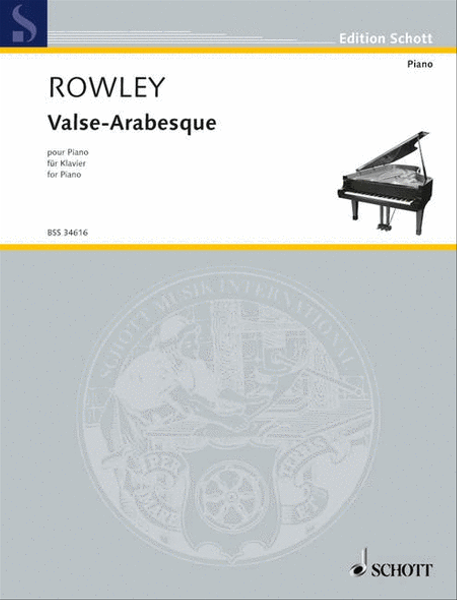 Valse Arabesque Piano Duet scores gallery preview page 1