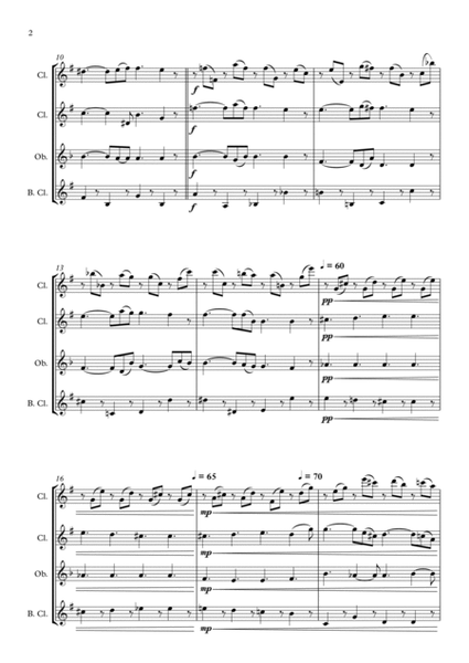 Mozart - Lacrimosa for Woodwind Quartet image number null