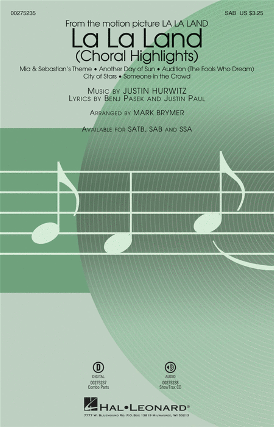 La La Land 3-Part scores gallery preview page 1
