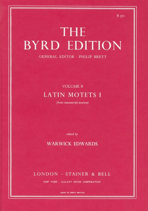 Book cover for Latin Motets I