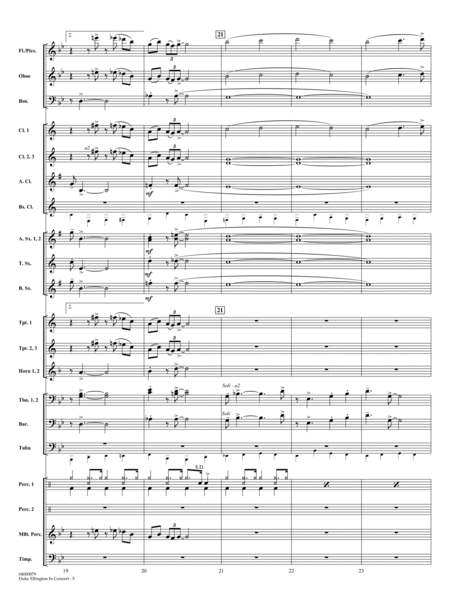 Duke Ellington in Concert - Full Score