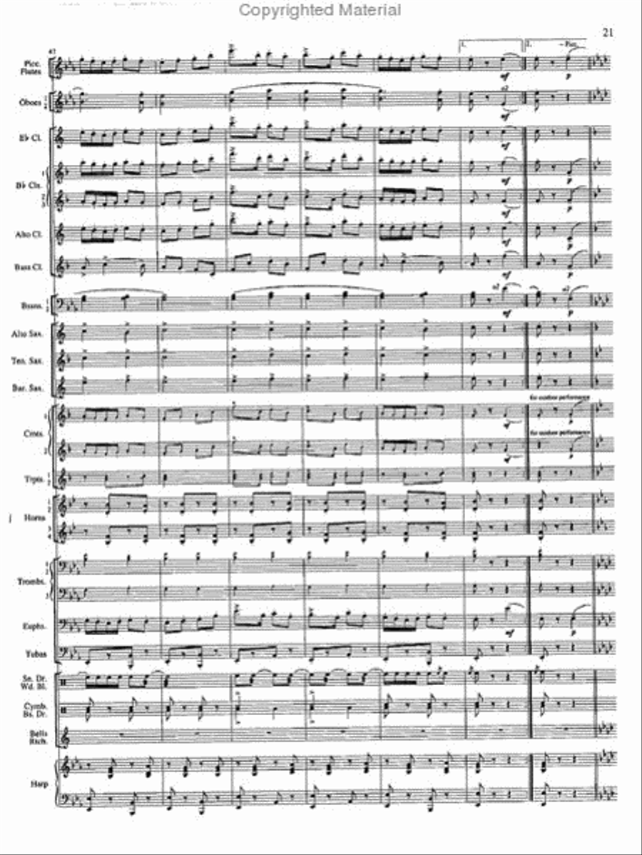 The Fairest of the Fair Concert Band scores gallery preview page 10