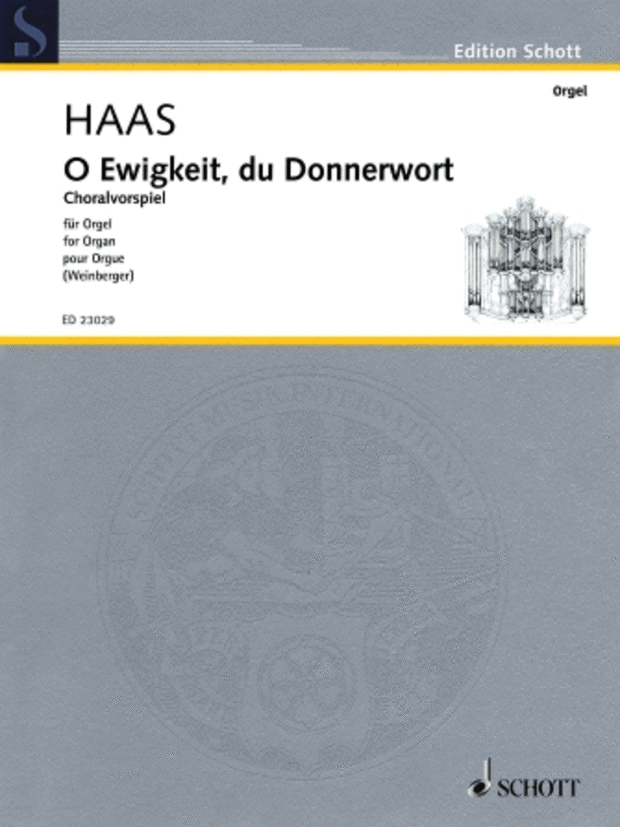O Ewigkeit, Du Donnerwort