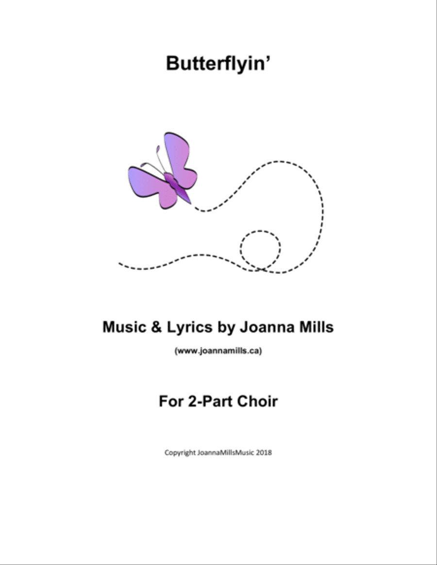Butterflyin' 2-Part scores gallery preview page 1