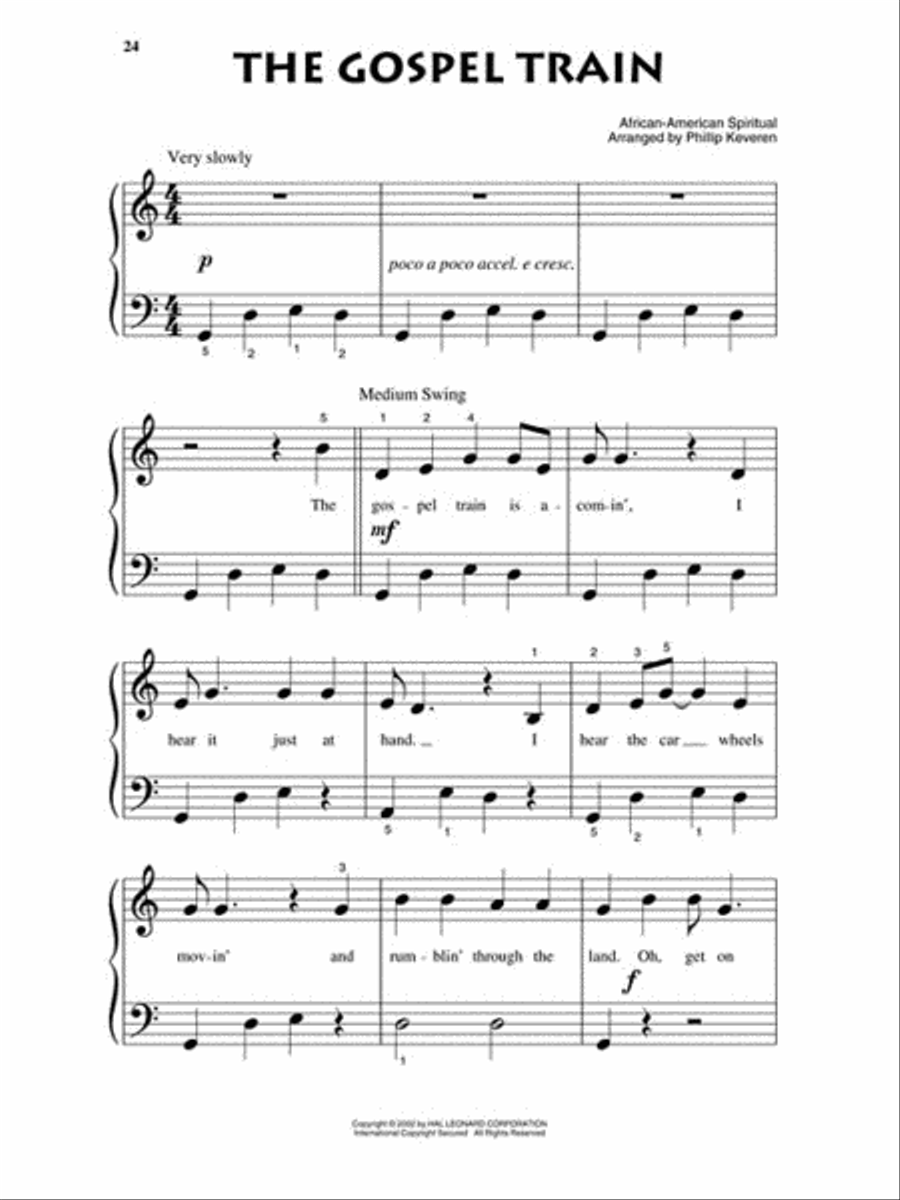 Christian Children's Favorites Piano Solo scores gallery preview page 3