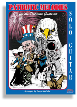 Book cover for Patriotic Songs for Solo Guitar with CD