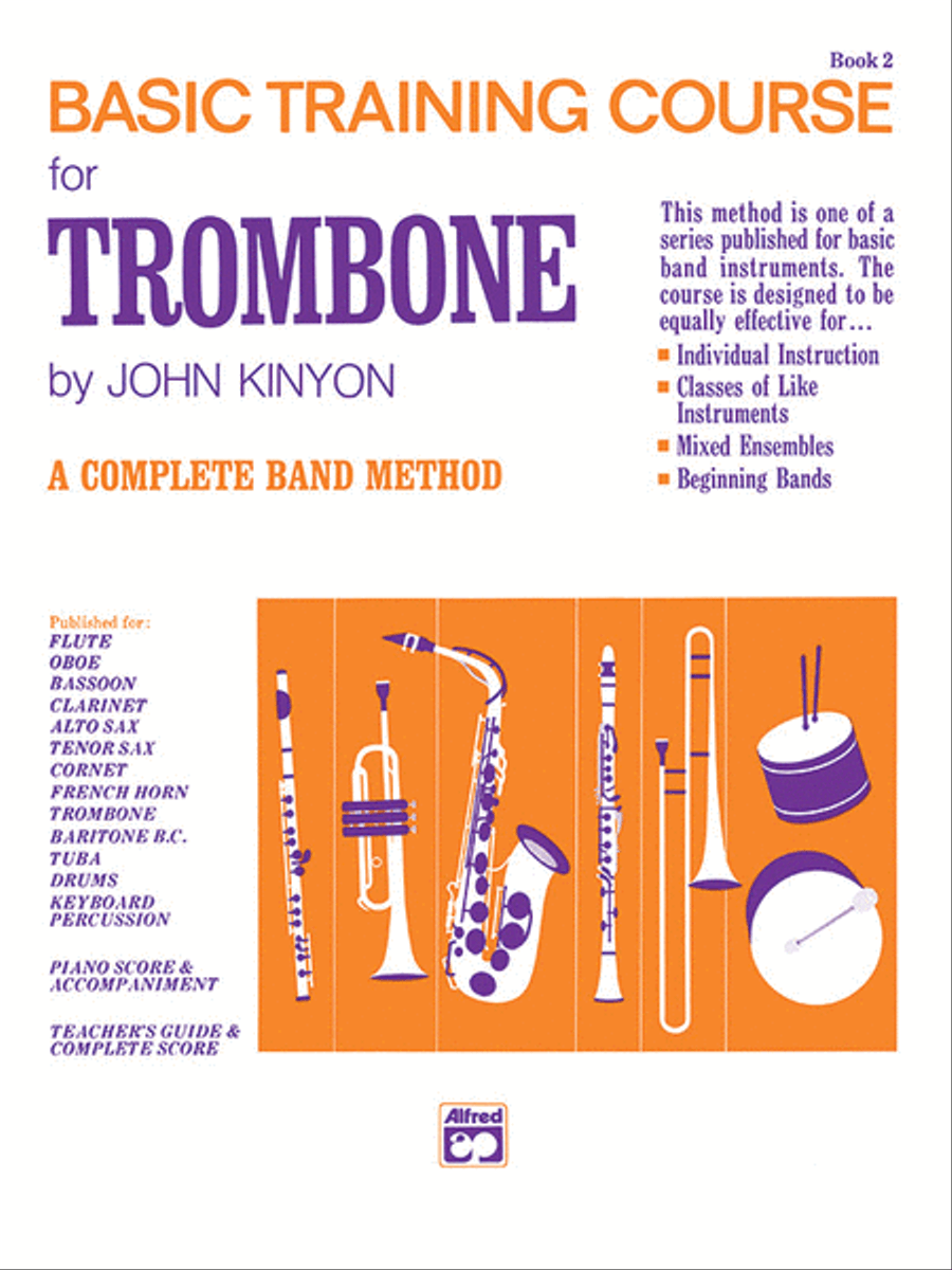 John Kinyon's Basic Training Course, Book 2 by John Kinyon Concert Band Methods - Sheet Music
