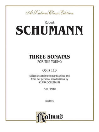 Book cover for Three Sonatas for the Young, Op. 118
