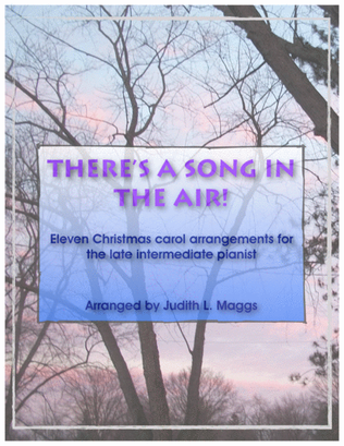 Book cover for There's a Song in the Air - 11 Carols for Intermediate piano