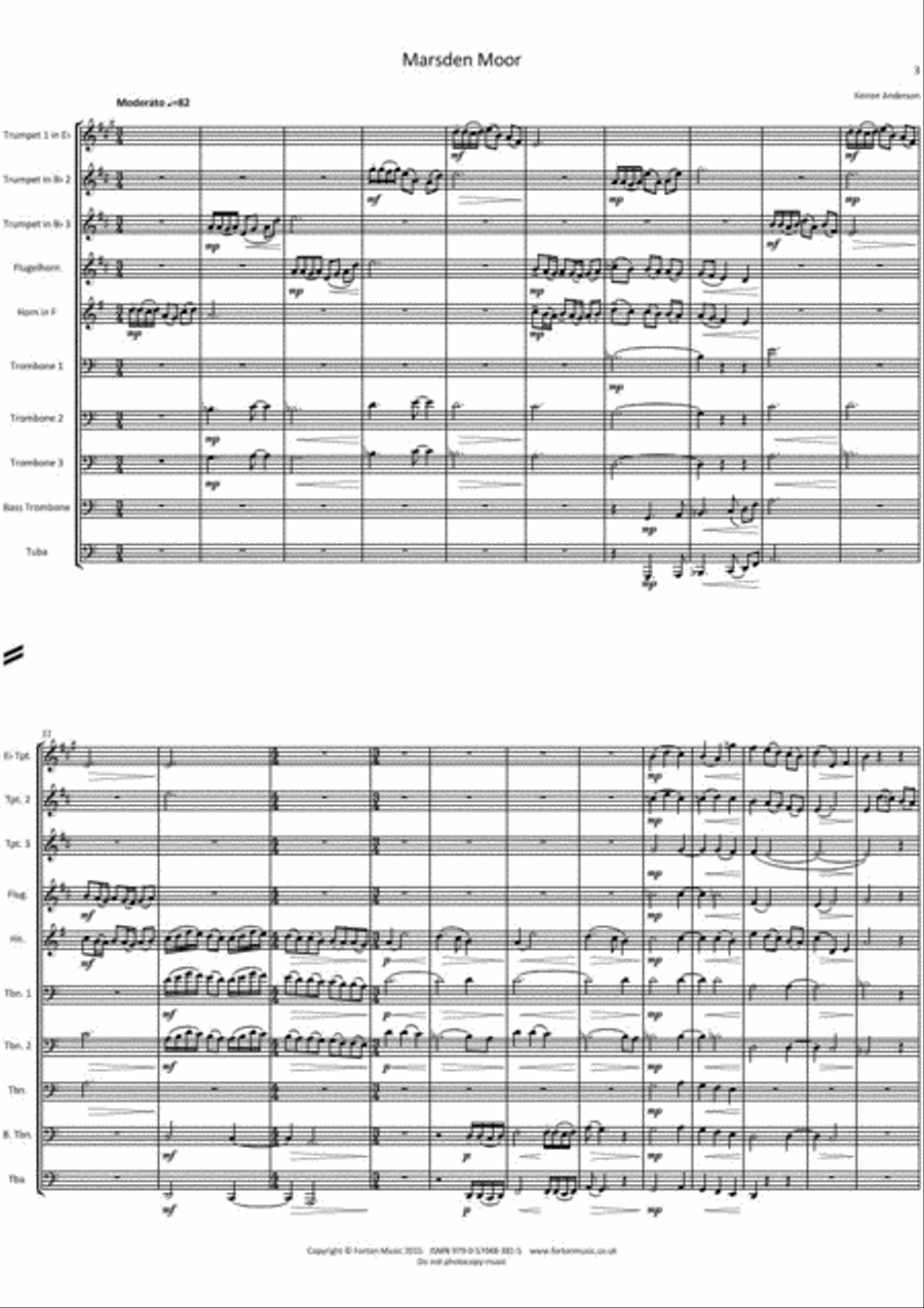 Marsden Moor Trumpet scores gallery preview page 2