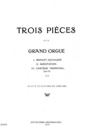 Book cover for Trois pieces