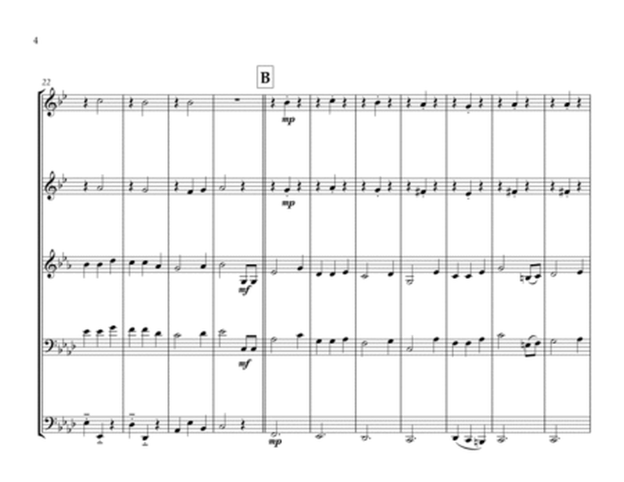 Karelia Republic State Anthem ("Karjalan kunnailla") for Classical Brass Quintet image number null