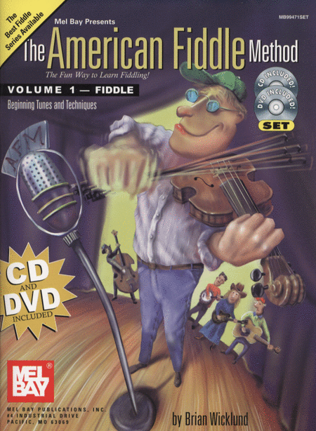 The American Fiddle Method, Volume 1 - Fiddle - Book CD DVD