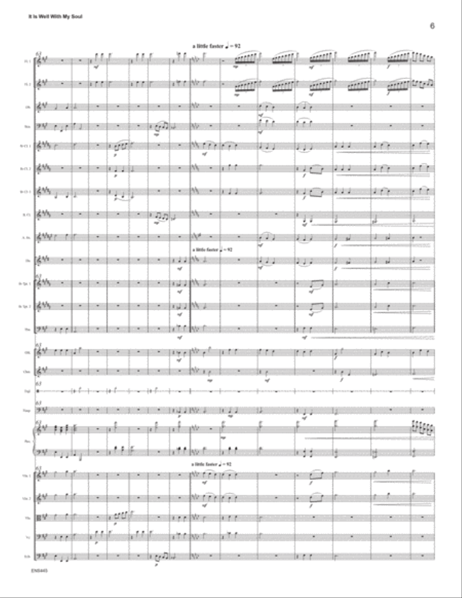 IT IS WELL WITH MY SOUL - Orchestra Full Orchestra scores gallery preview page 6