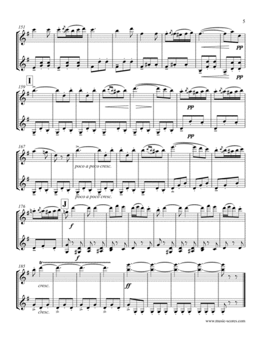 Libiamo ne lieti calici - Brindisi from La Traviata - 2 Violins image number null