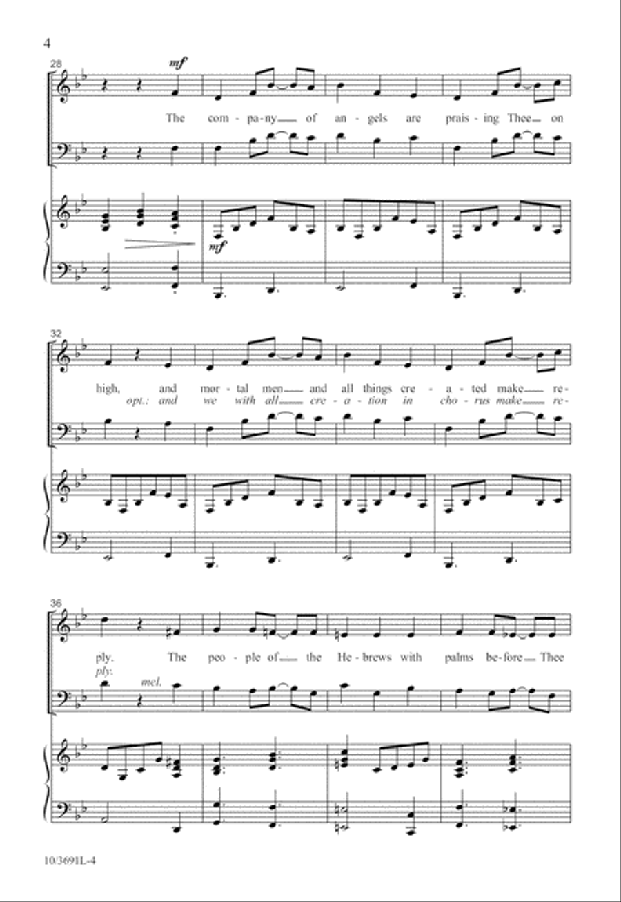 Let Sweet Hosannas Ring Let Sweet Hosannas Ring 4-Part scores gallery preview page 5