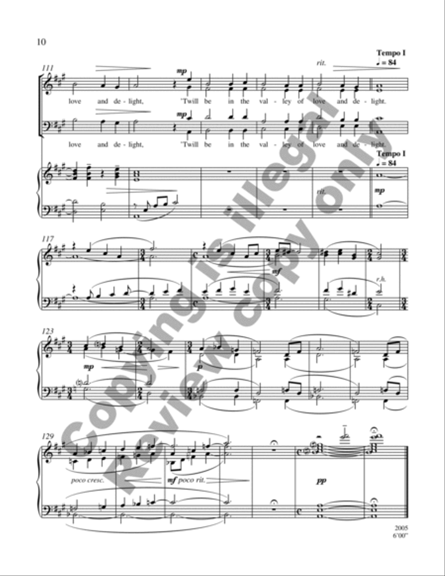 Simple Gifts 4-Part scores gallery preview page 17