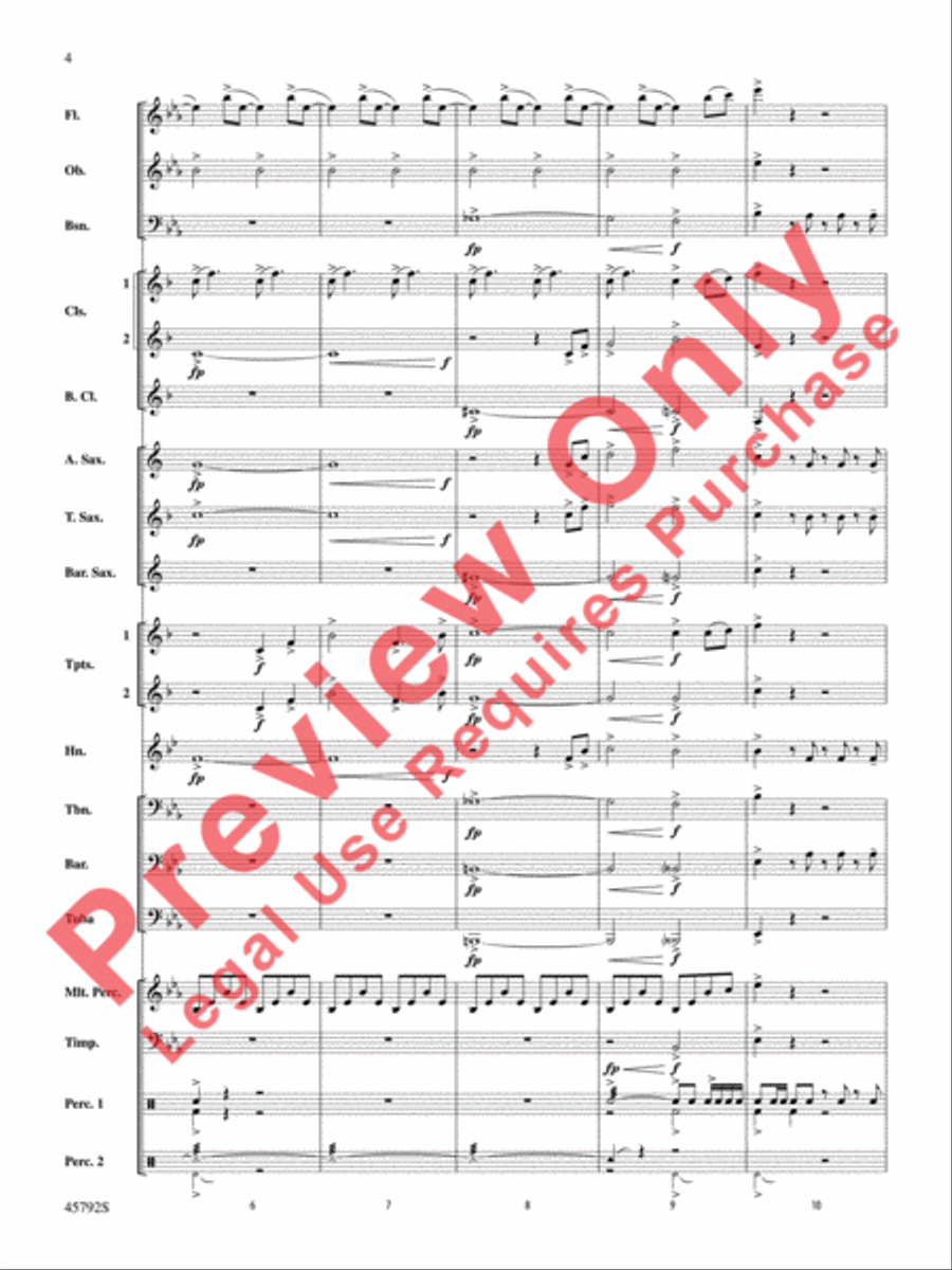 First Sun First Sun Concert Band scores gallery preview page 5