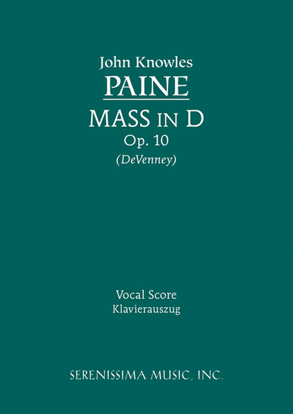 Mass in D minor, Op.10